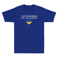 I'm Ukrainian What's Your Superpower Ukrainian Flag Heart Vintage Men's T-Shirt