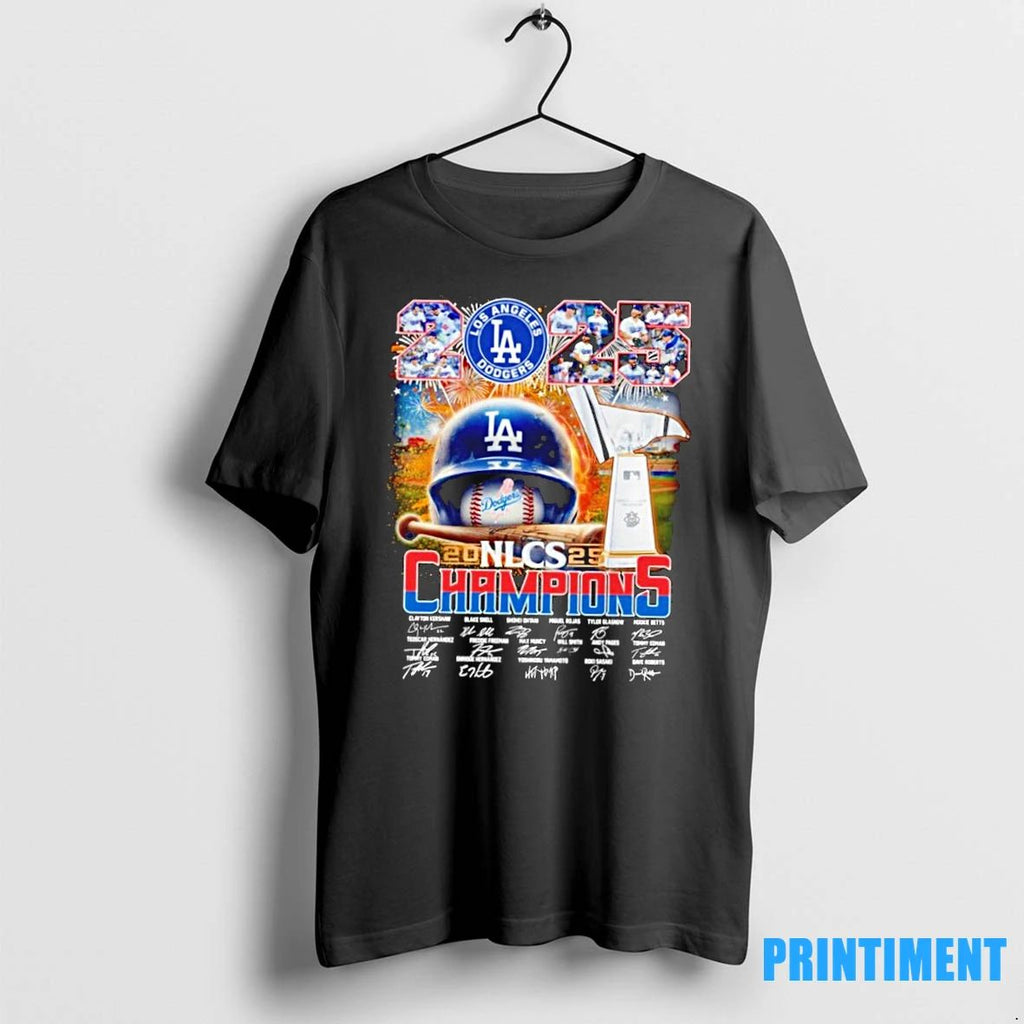 Los Angeles Dodgers Nlcs 2025 Signatures Tshirts Sweater