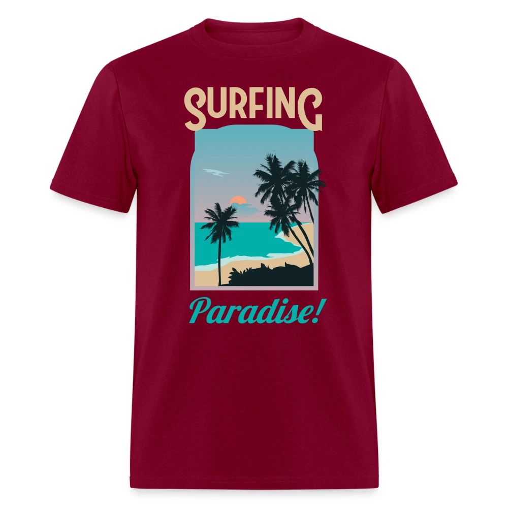 Surfing Paradise shirt Sunset Ocean Beach Surfing is life T-Shirt Size S-6XL