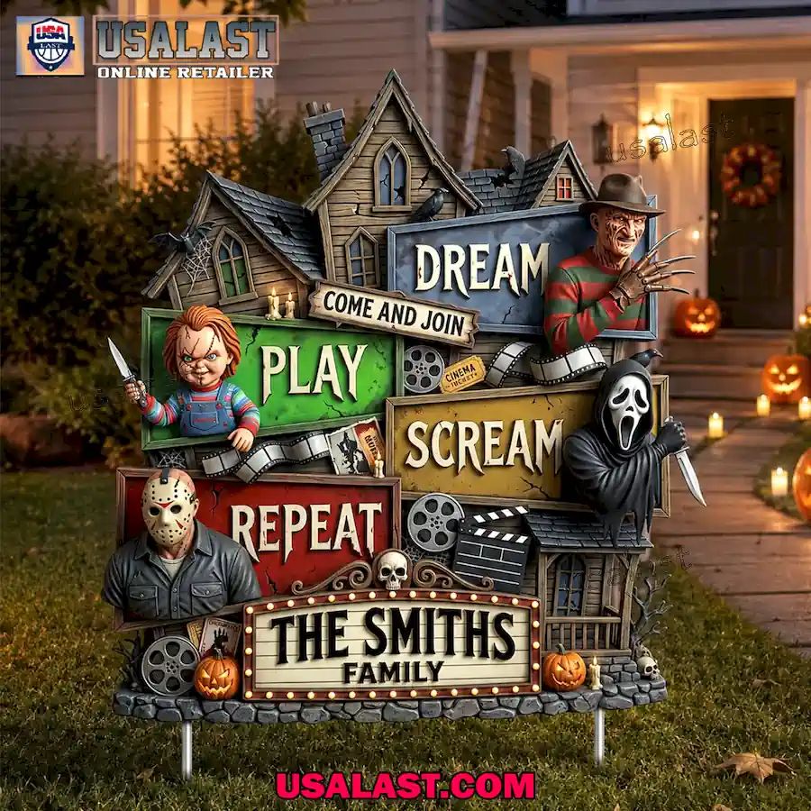 Come And Join Horror Night Halloween Custom Yard Sign