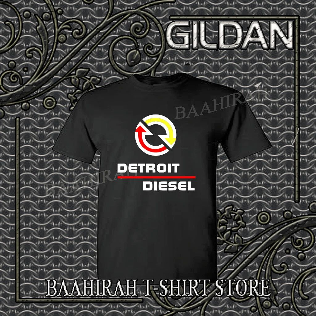 New Detroit Diesel Logo American Funny T-Shirt Size S to 5XL