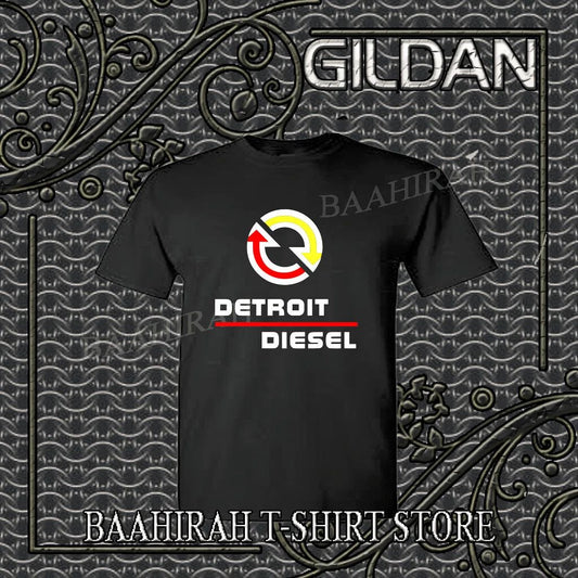 New Detroit Diesel Logo American Funny T-Shirt Size S to 5XL