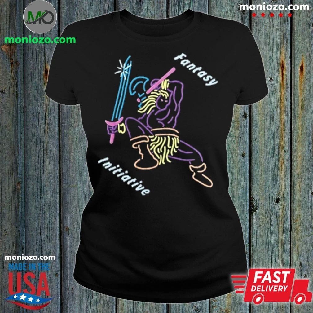 Original Fantasy Initiative Slash Puff Print Shirt