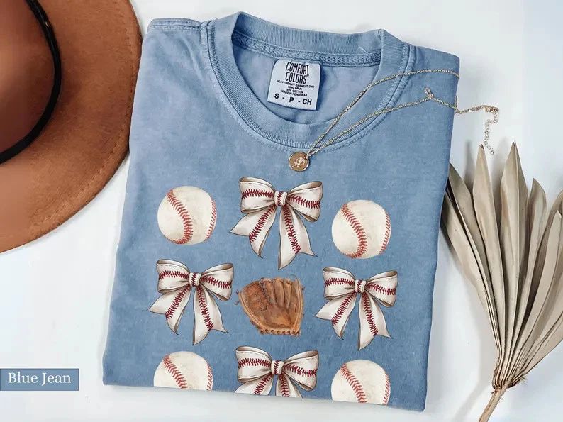 Coquette Baseball Comfort Tee Cute Aesthetic Soft Relaxed Fit Game Day