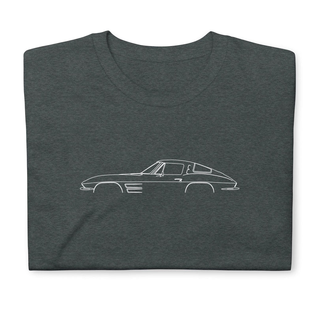 Softstyle T-Shirt For Chevrolet Corvette C2 Sting Ray 1963-1964 Car Owners Gift