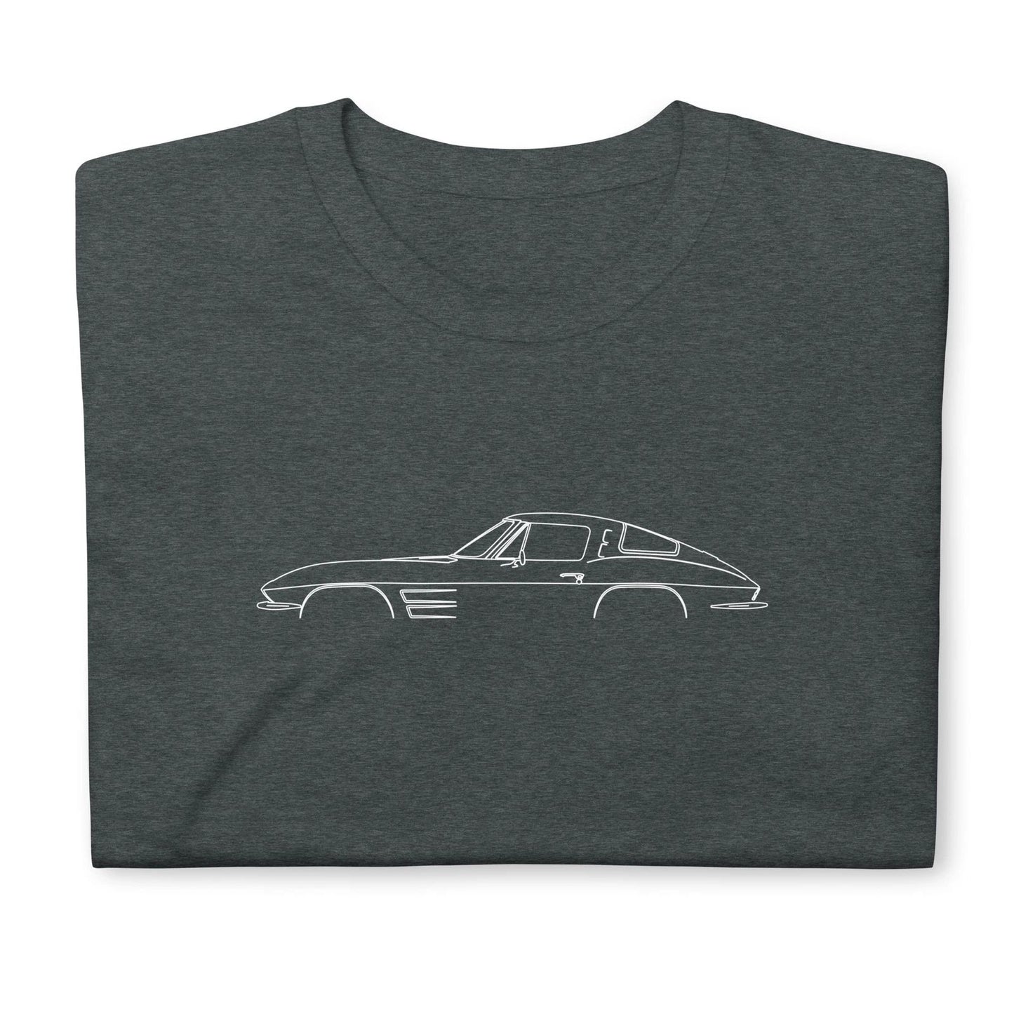 Softstyle T-Shirt For Chevrolet Corvette C2 Sting Ray 1963-1964 Car Owners Gift