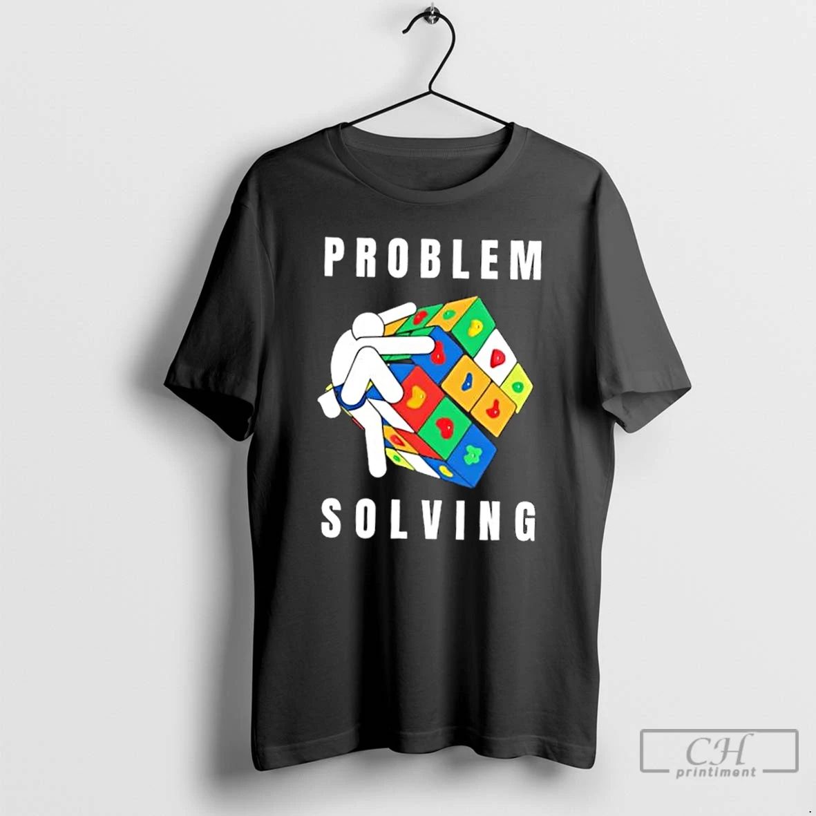Classic Stickman Rubix Cube Climb T Shirts