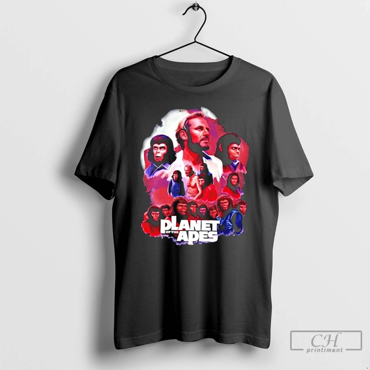 Classic Planet Of The Apes 1968 Movie Vintage T Shirts