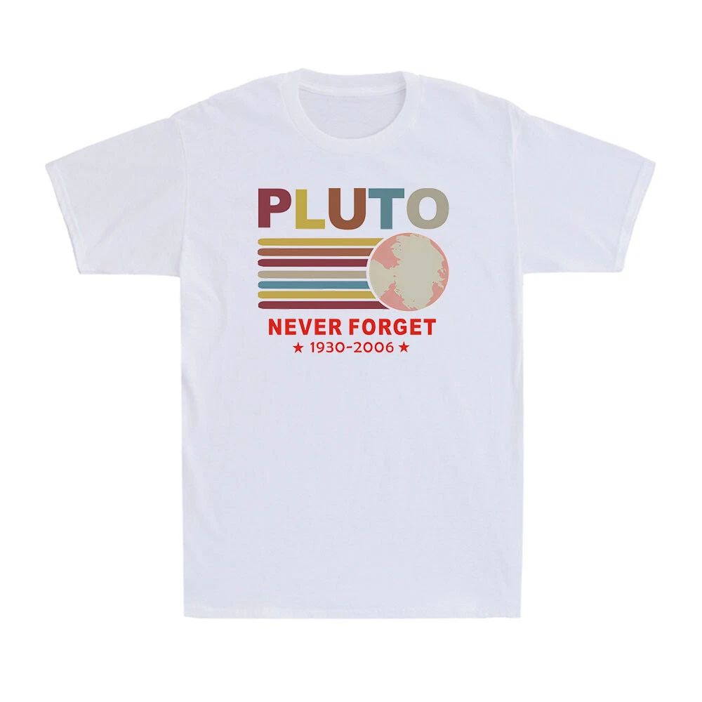 Pluto Never Forget Space Astronomy Planet Gift Novelty Vintage Men's T-Shirt