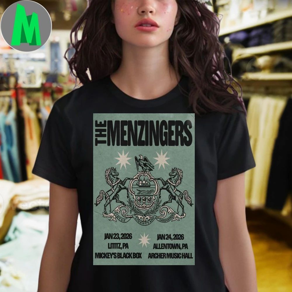 Original The Menzingers Allentown Pa Jan 24 2026 Poster Shirt