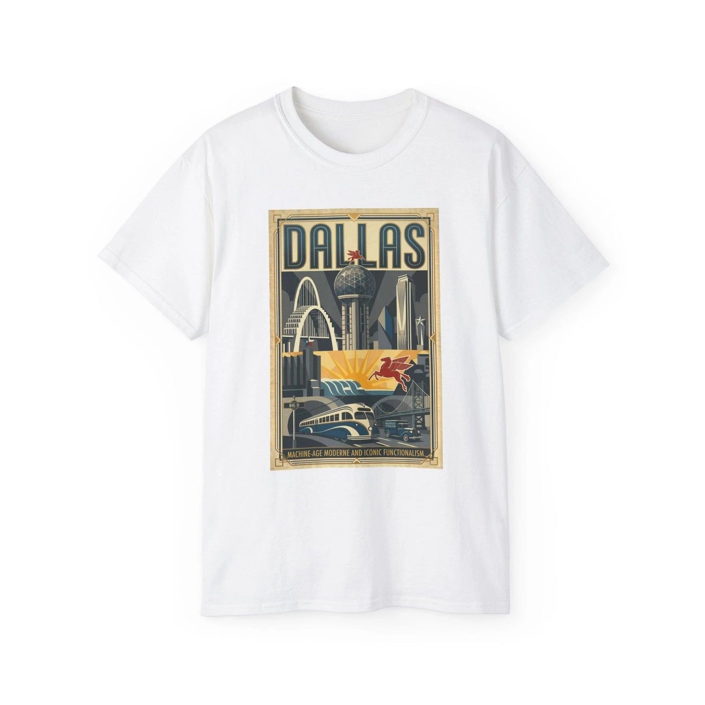 Dallas vintage skyline Tee | Retro cityscape graphic shirt