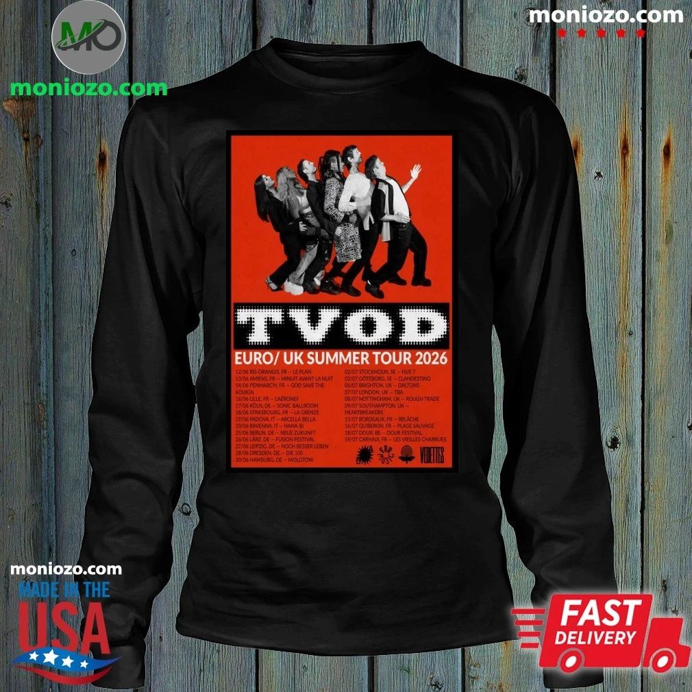 TVOD Summer Tour EU UK 2026 Poster Shirt