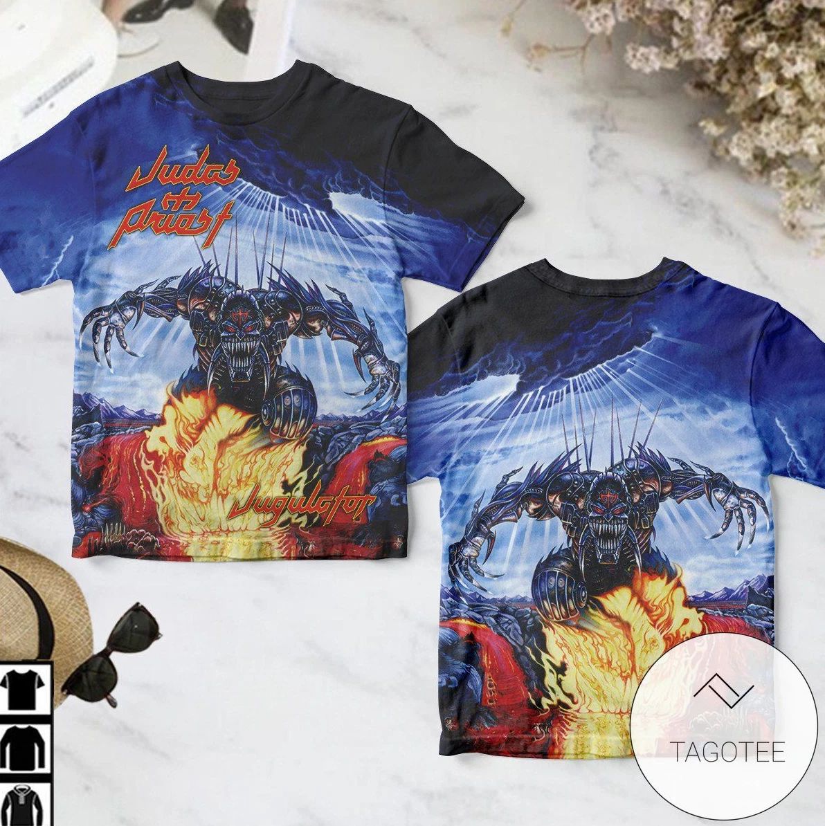 Judas Priest Jugulator Album Cover AOP 3D T-Shirt