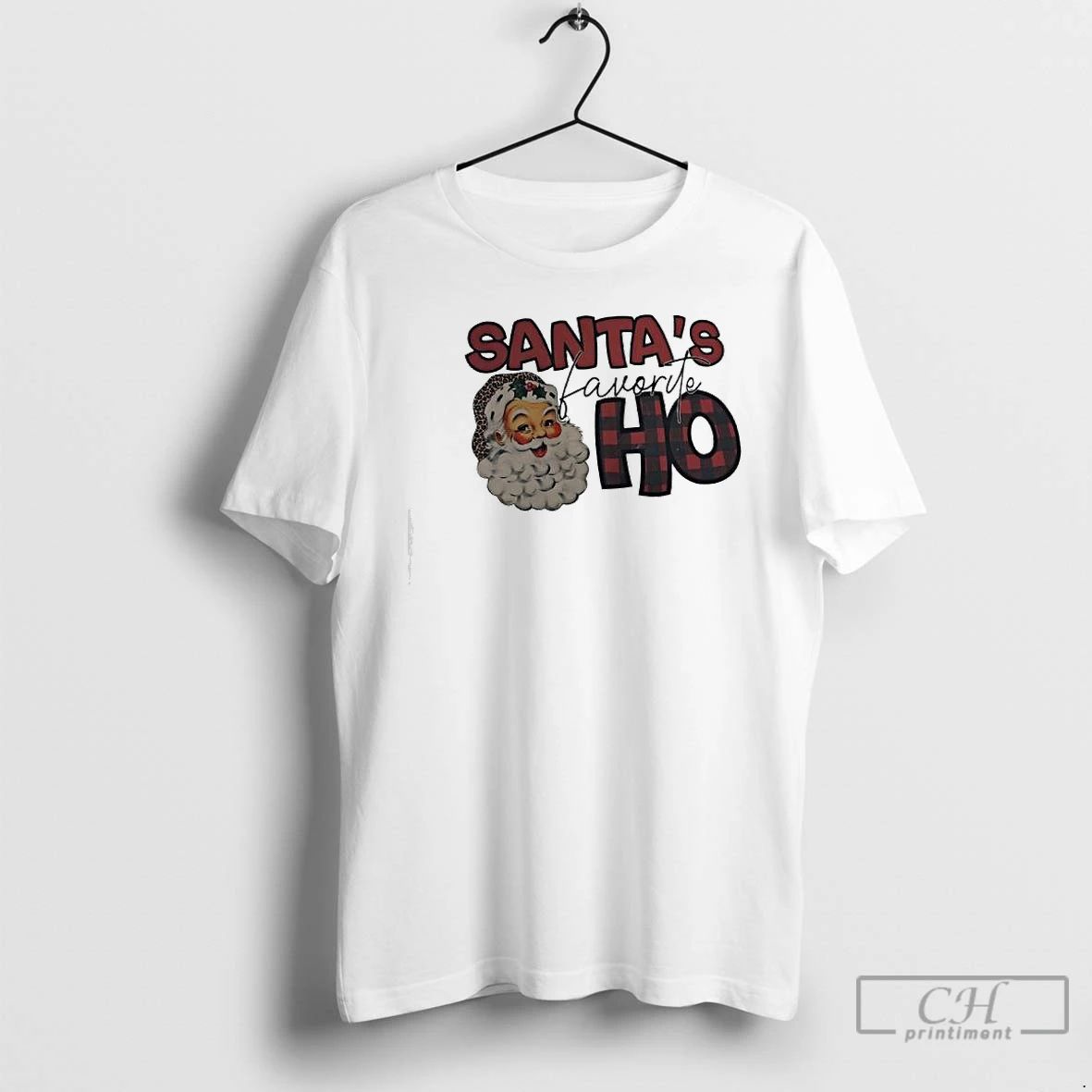 Premium Santas Favorite H O Christmas T Shirts