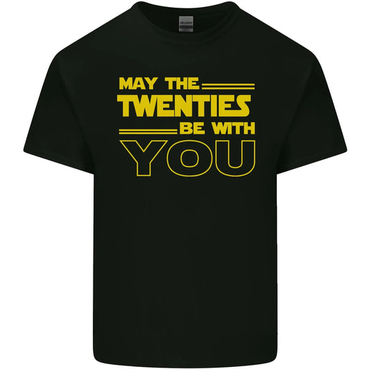 May the 20s Twenties Be With You Sci-Fi Mens Cotton T-Shirt Tee Top