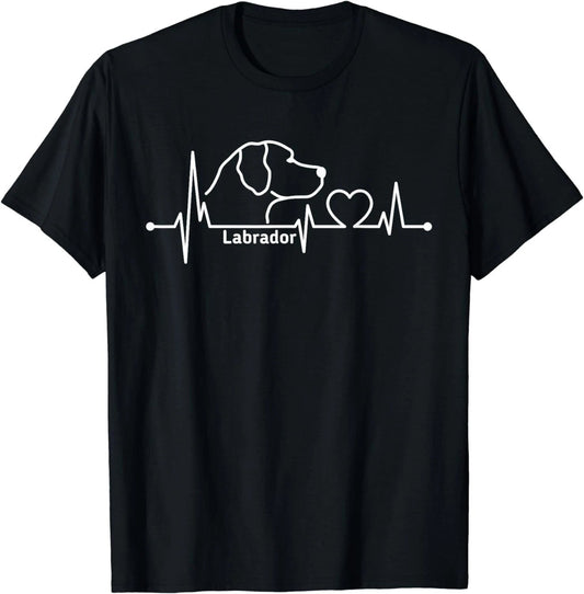 Labrador heartbeat dog breed dog lover dog Gift Unisex T-Shirt