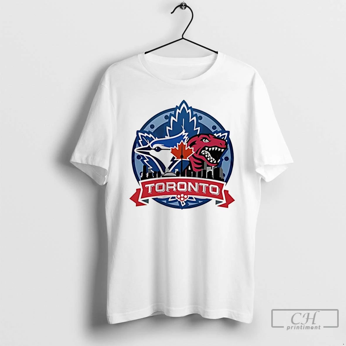 Classic Toronto Blue Jays X Toronto Raptors X Toronto Maple Leafs Logo T Shirts