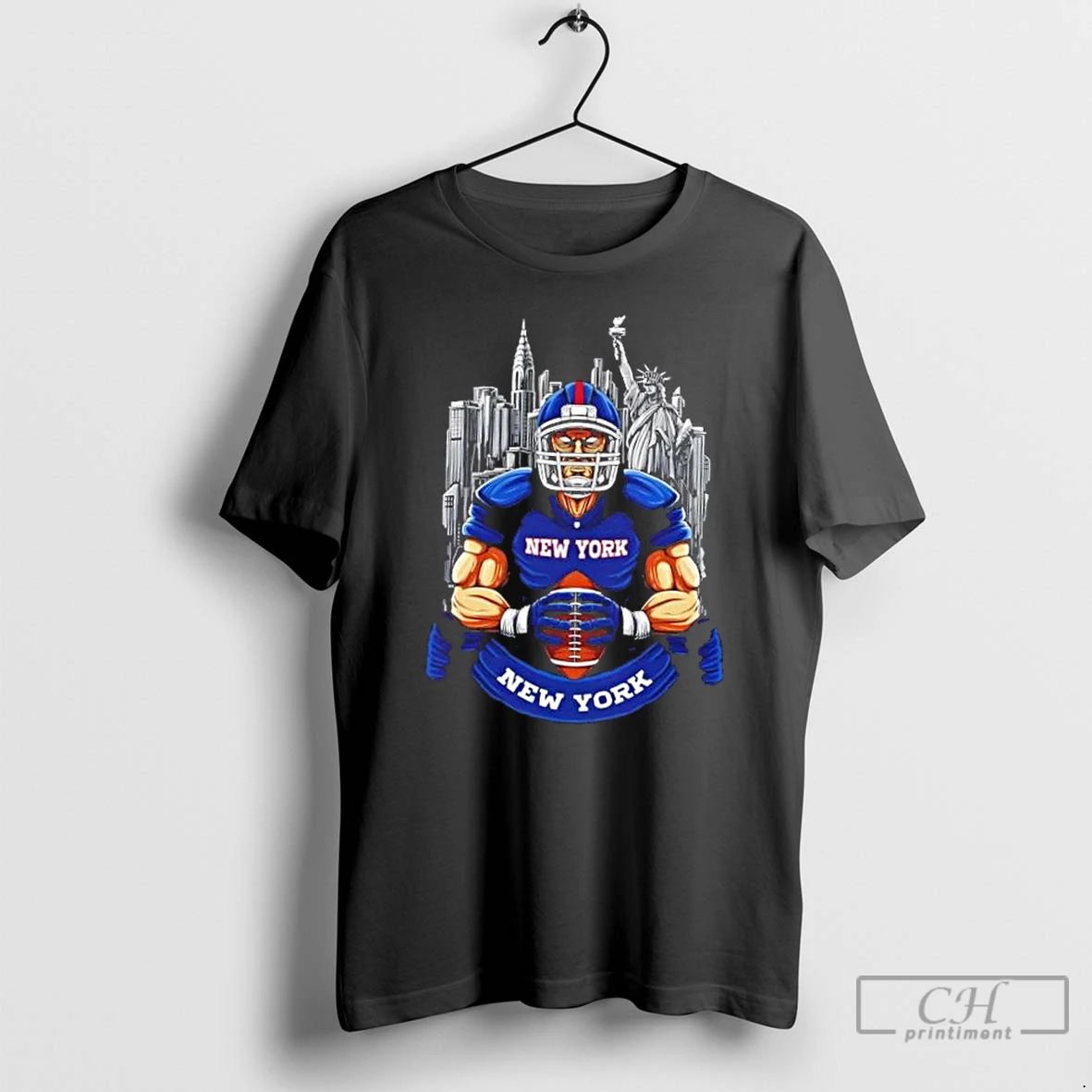 Classic New York Giants War Football Mascot T Shirts
