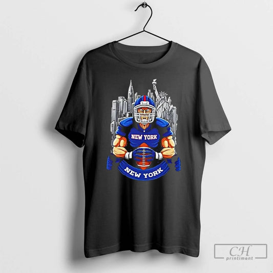 Classic New York Giants War Football Mascot T Shirts
