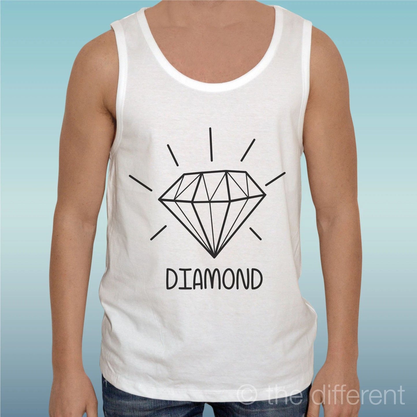 Canotta T-Shirt " Diamond Fashion Diamond " Gift Idea Road To Happiness