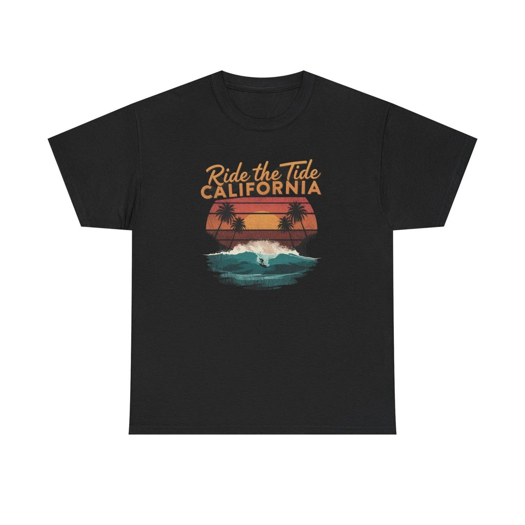 California Vibes Unisex Tee: Ride the Tide Shirt, Summer T-Shirt