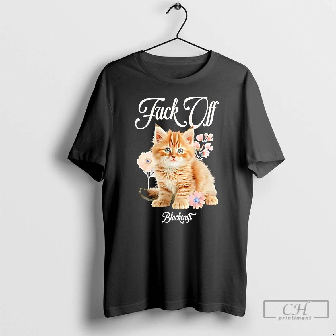 Premium Fck Off Cat Flower T Shirts
