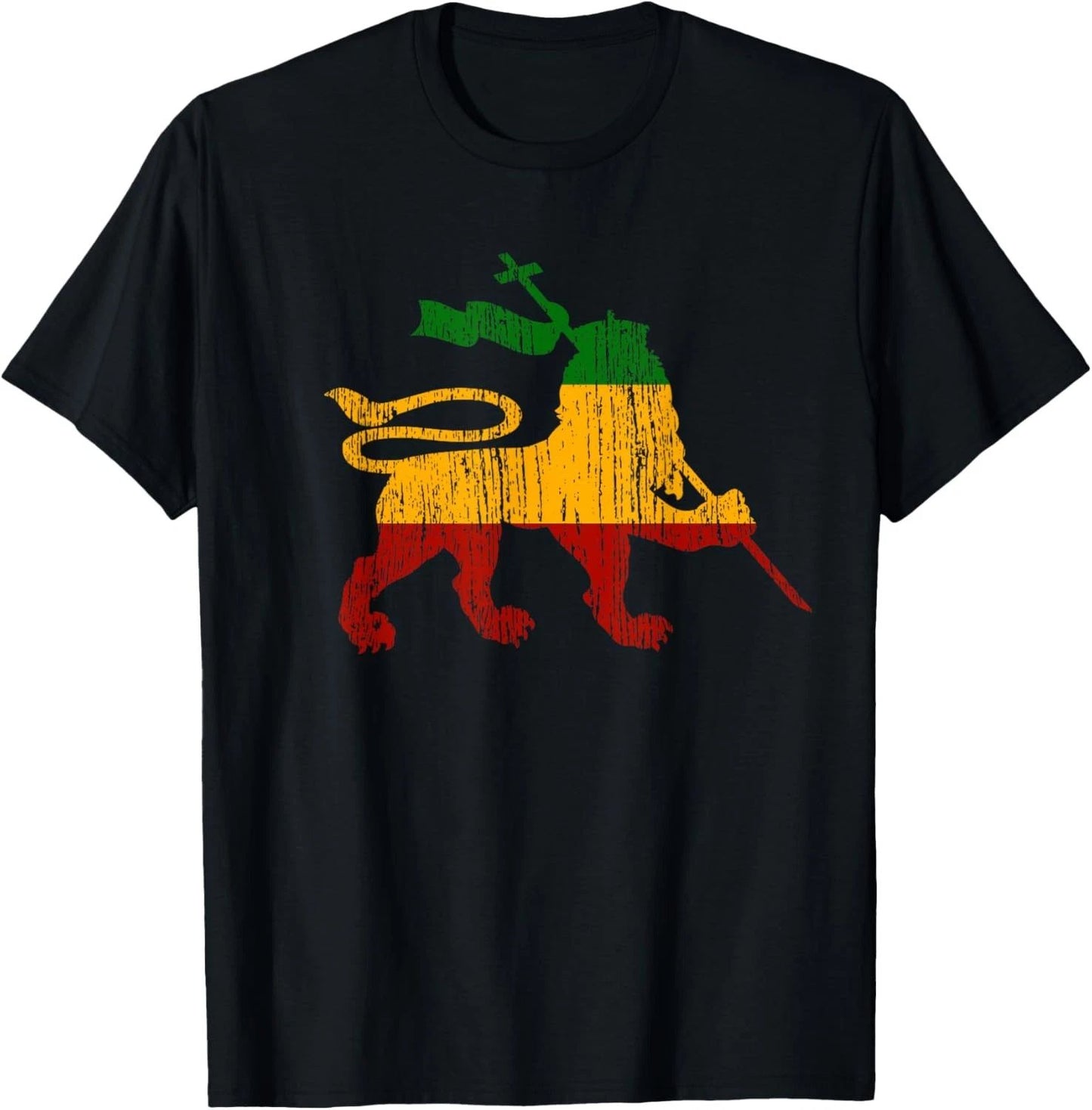 Lion Of Judah T-Shirt Rastafari Rasta Reggae Jamaica Gift T-Shirt