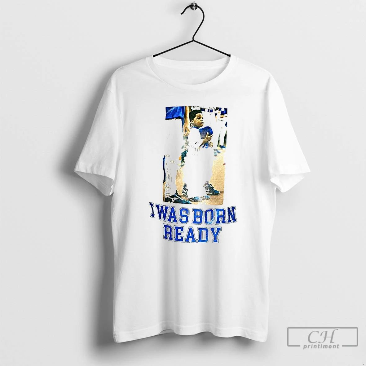 Classic Vladimir Guerrero Jr Vladdy Baby Photo I Was Born Ready T Shirts