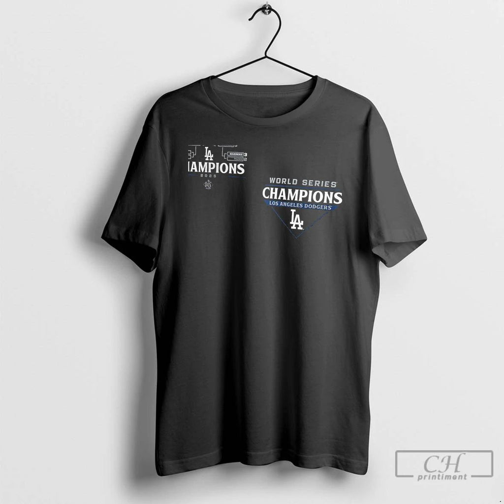Premium Dodgers 2025 World Series Champions Shut Out 2 Sided T Shirts