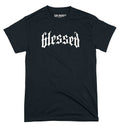 Urban Men's T Shirt Blessed Streetwear Fashion Graphic Design Hip Hop T Shirts