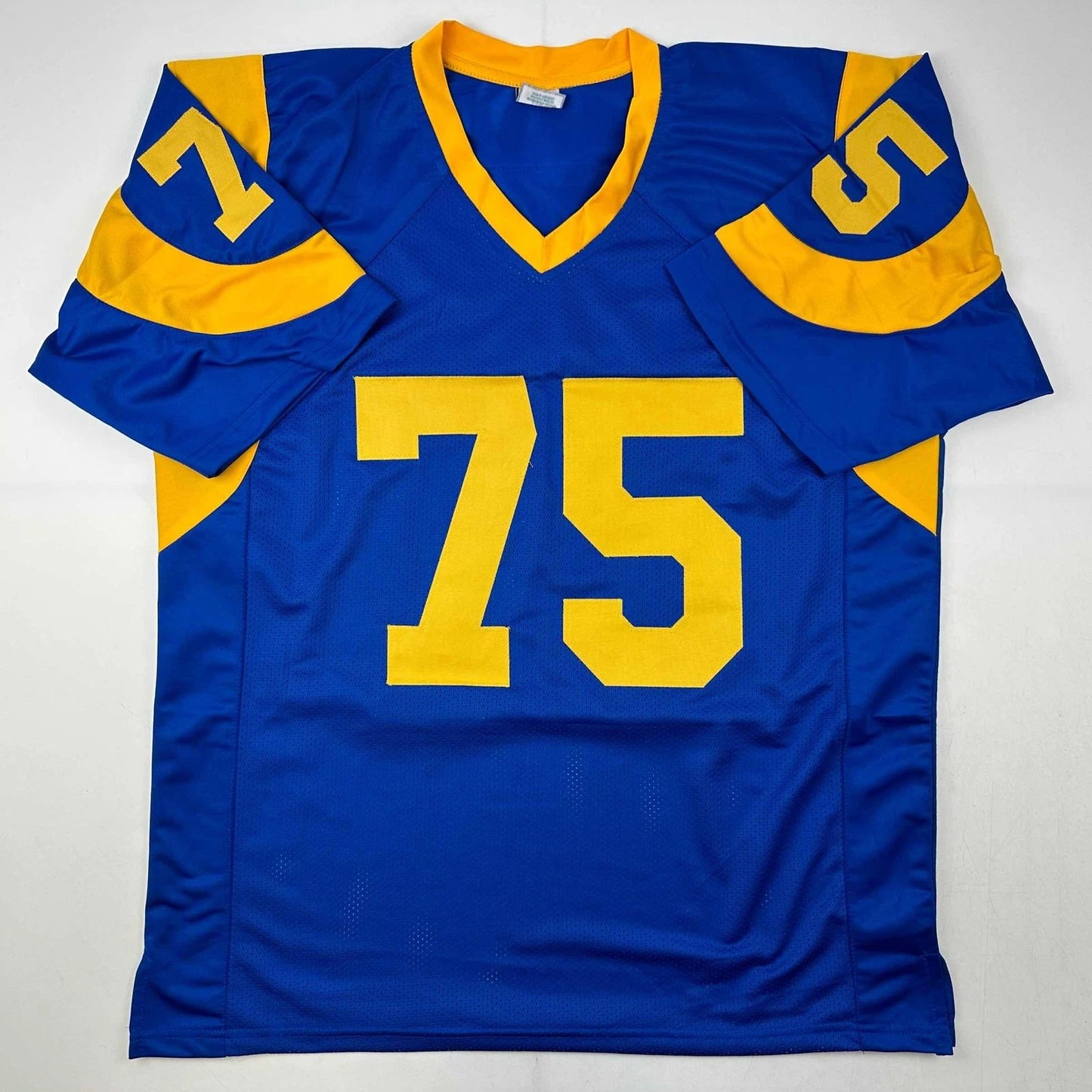 Deacon Jones Los Angeles LA Blue Reprint Jersey