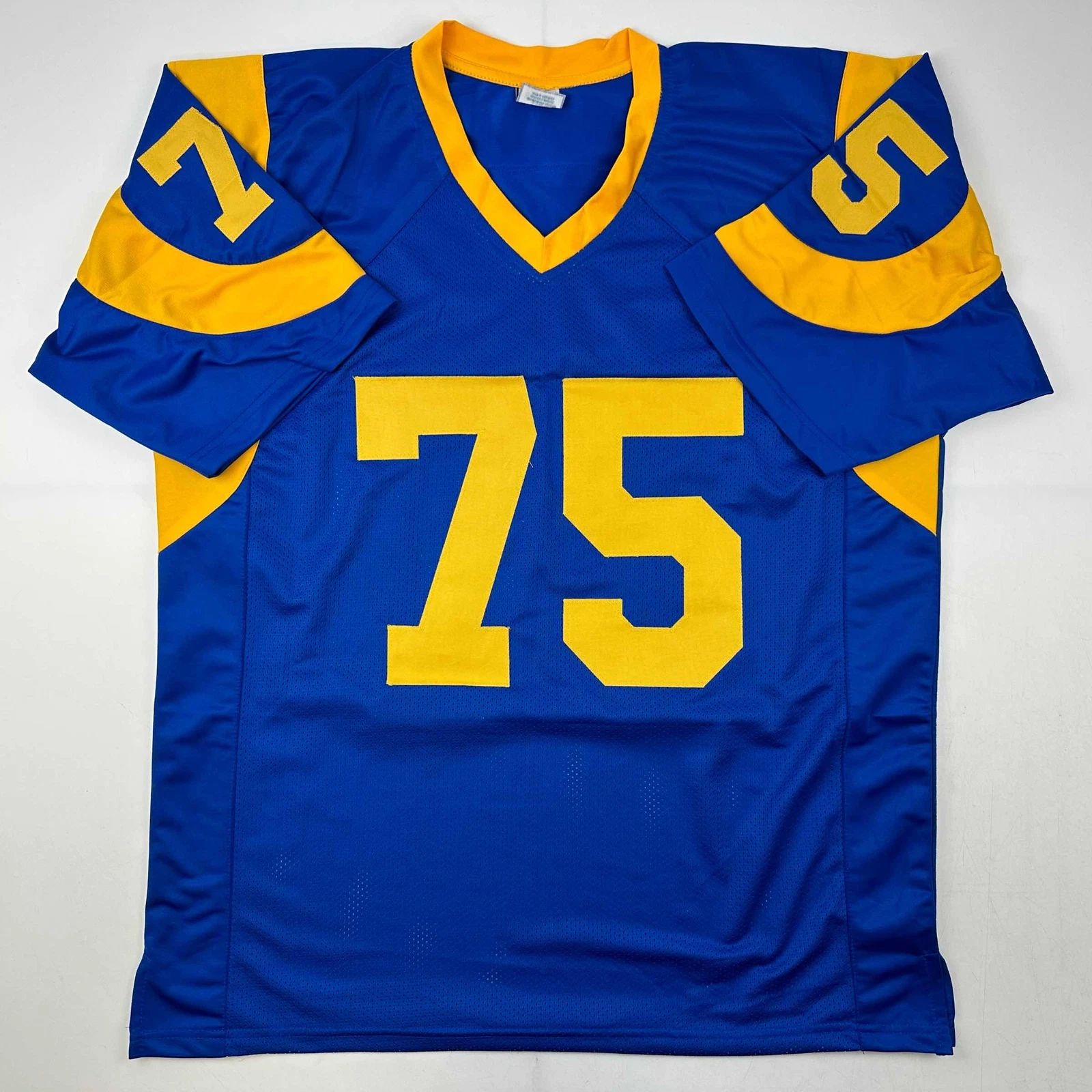 Deacon Jones Los Angeles LA Blue Reprint Jersey