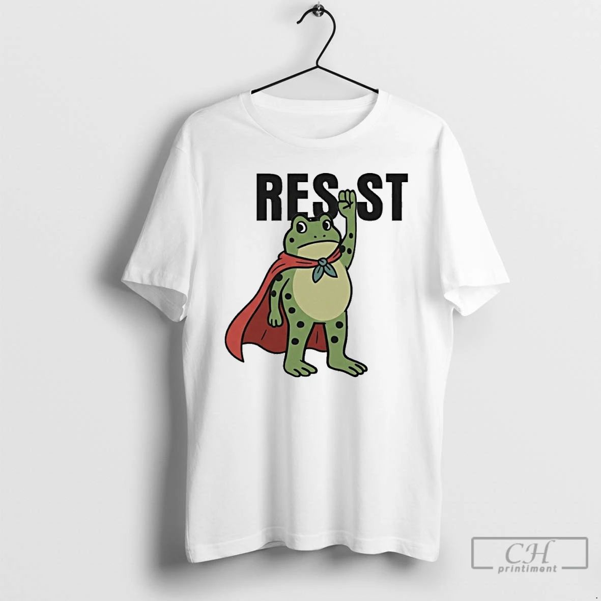 Classic Resist Frog Free Portland T Shirts