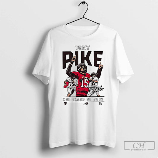 Classic Tony Pike Hof Class Of 2025 Signature T Shirts