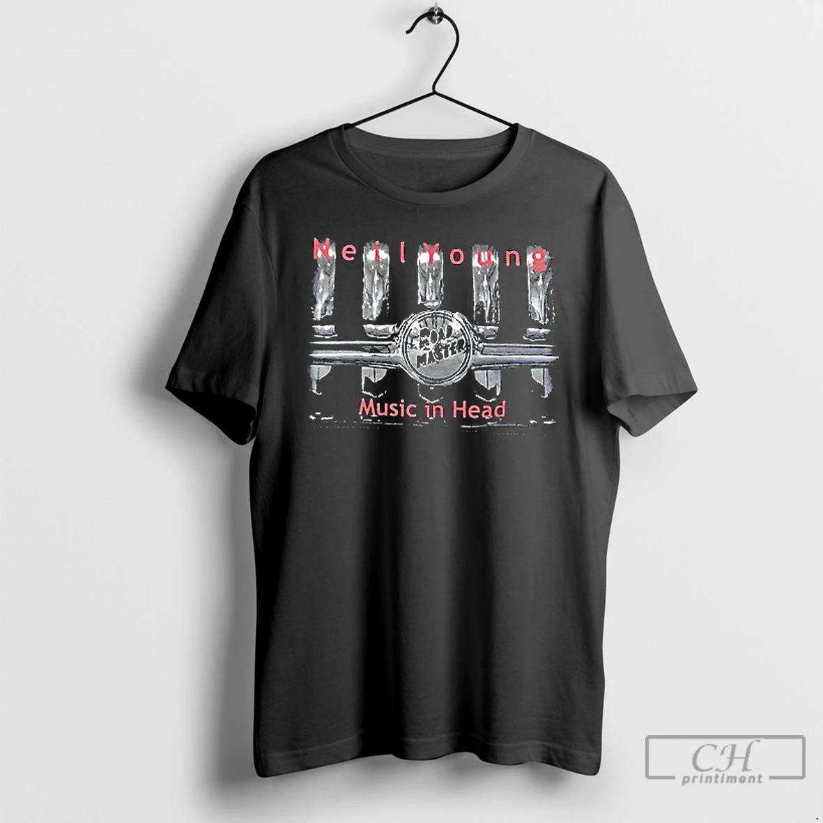 Neil Young Music In Head Tour Cities Vintage T Shirts