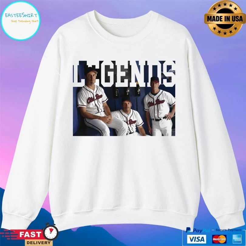 Legends Greg Maddux, John Smoltz And Tom Glavine The Big Three Atlanta Braves T-shirt