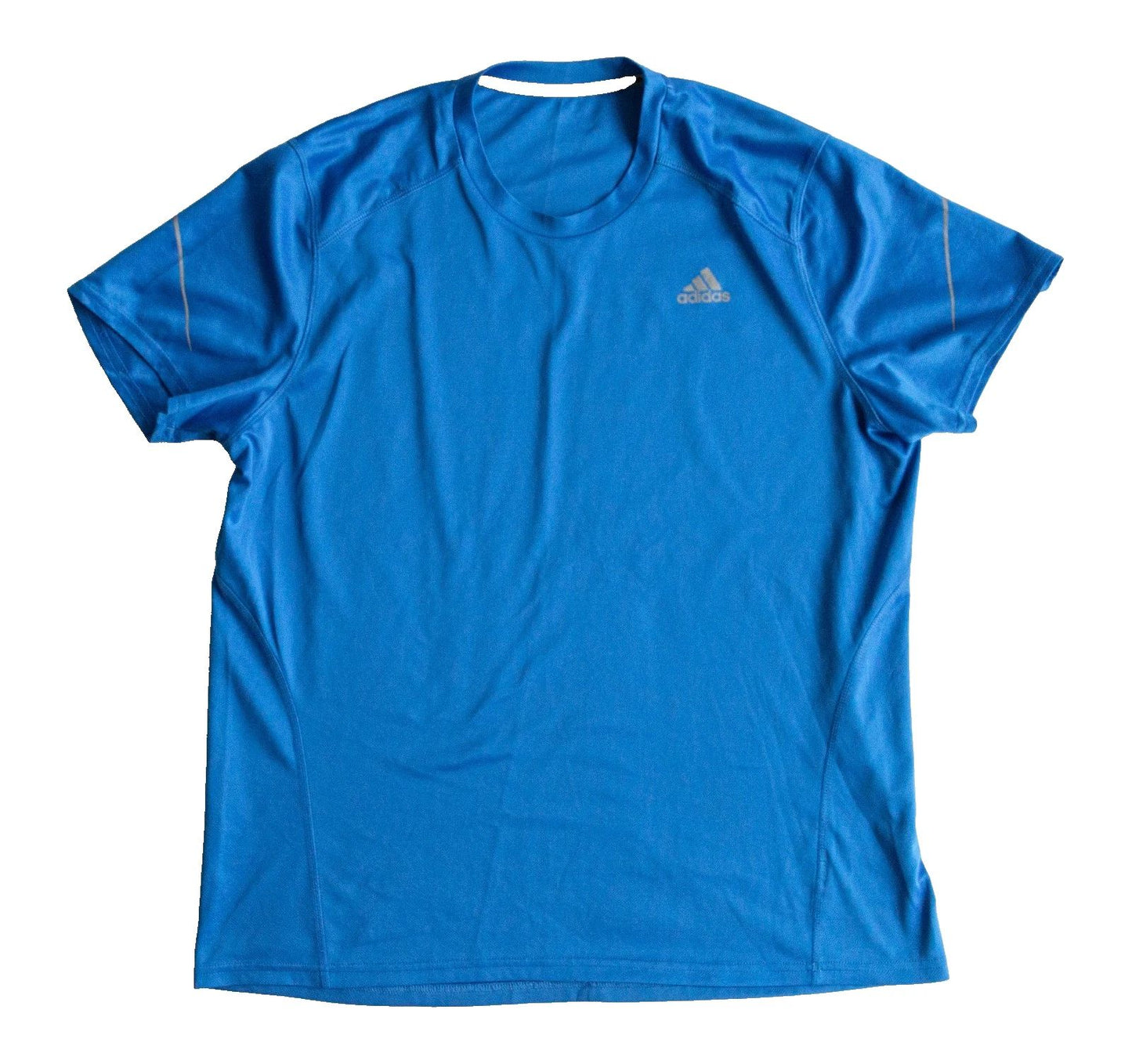 Men's Adidas Gym Active Yoga Running Fitness T Shirt Royal Blue Size XL