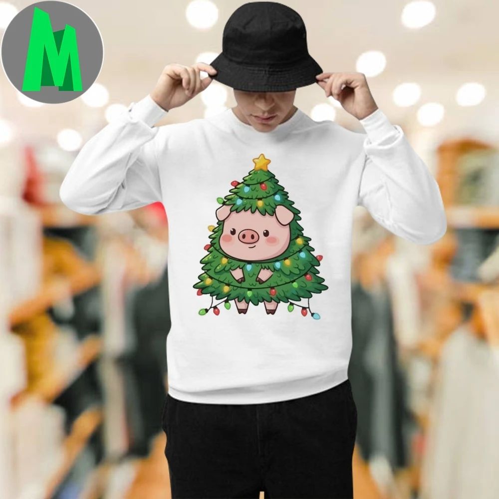 Christmas Tree Pig Shirt