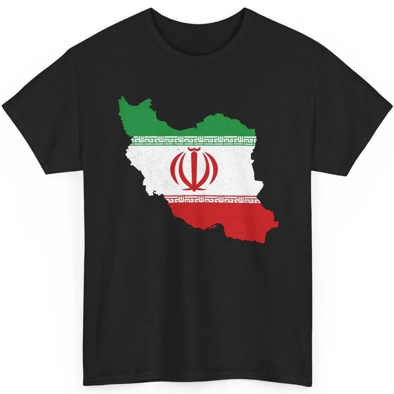 Iran Flag Country Map Shirt Patriotic Persian Pride Graphic Tee Cultural Gift