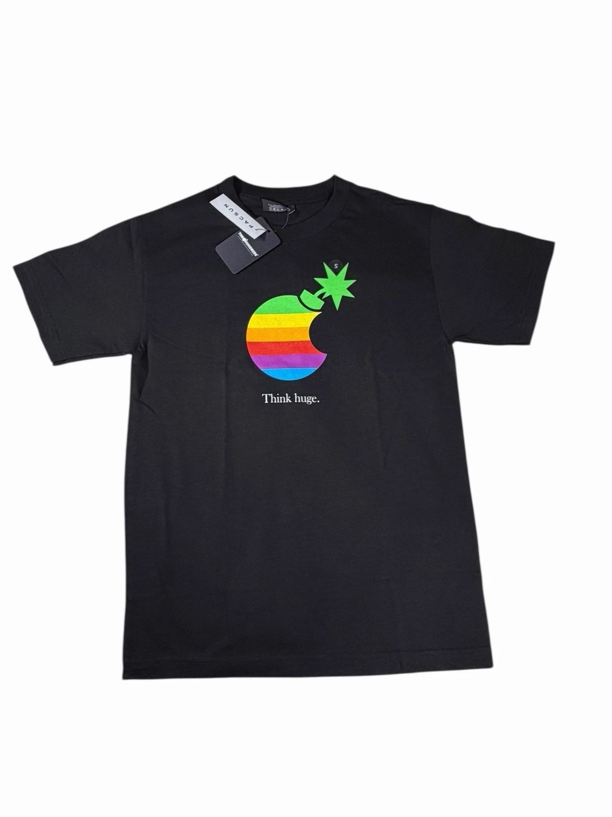 The Hundreds Bomb Tee Shirt Small Black Graphic Logo NWT Streetwear