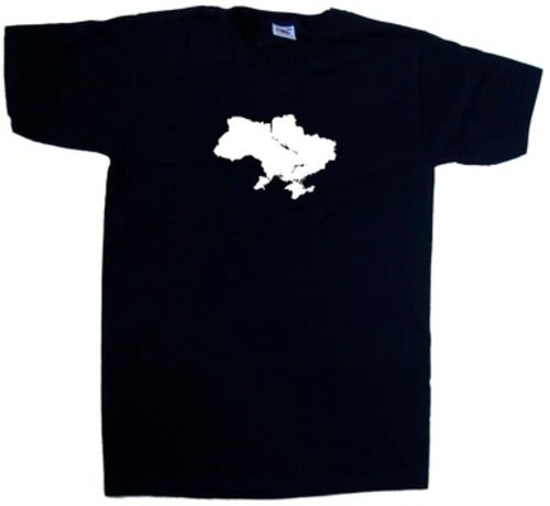 Ukraine Outline V-Neck T-Shirt