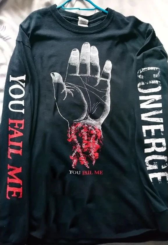 Vintage Converge Metal Band You Fail Me Black Long Sleeve S to 5XL 2F1993