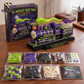 The Midnight Ghost Train Halloween Night Building Brick Set