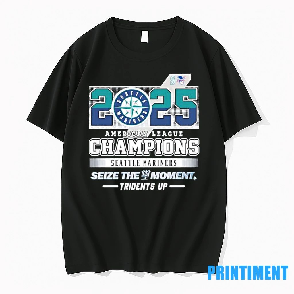 2025 American League Champions Seattle Mariners Tridents Up Tshirts Sweater