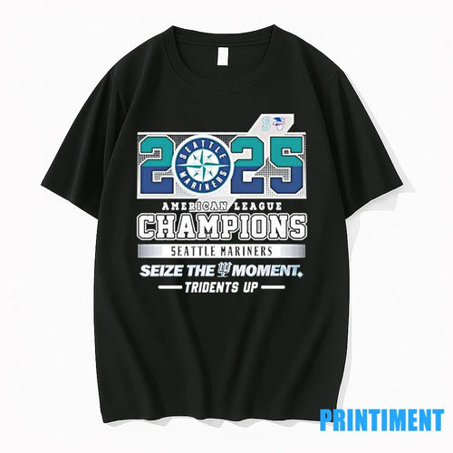 2025 American League Champions Seattle Mariners Tridents Up Tshirts Sweater