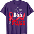 Kids Cute Red Ribbon Week Say BOO To Drugs Halloween Unisex T-Shirt