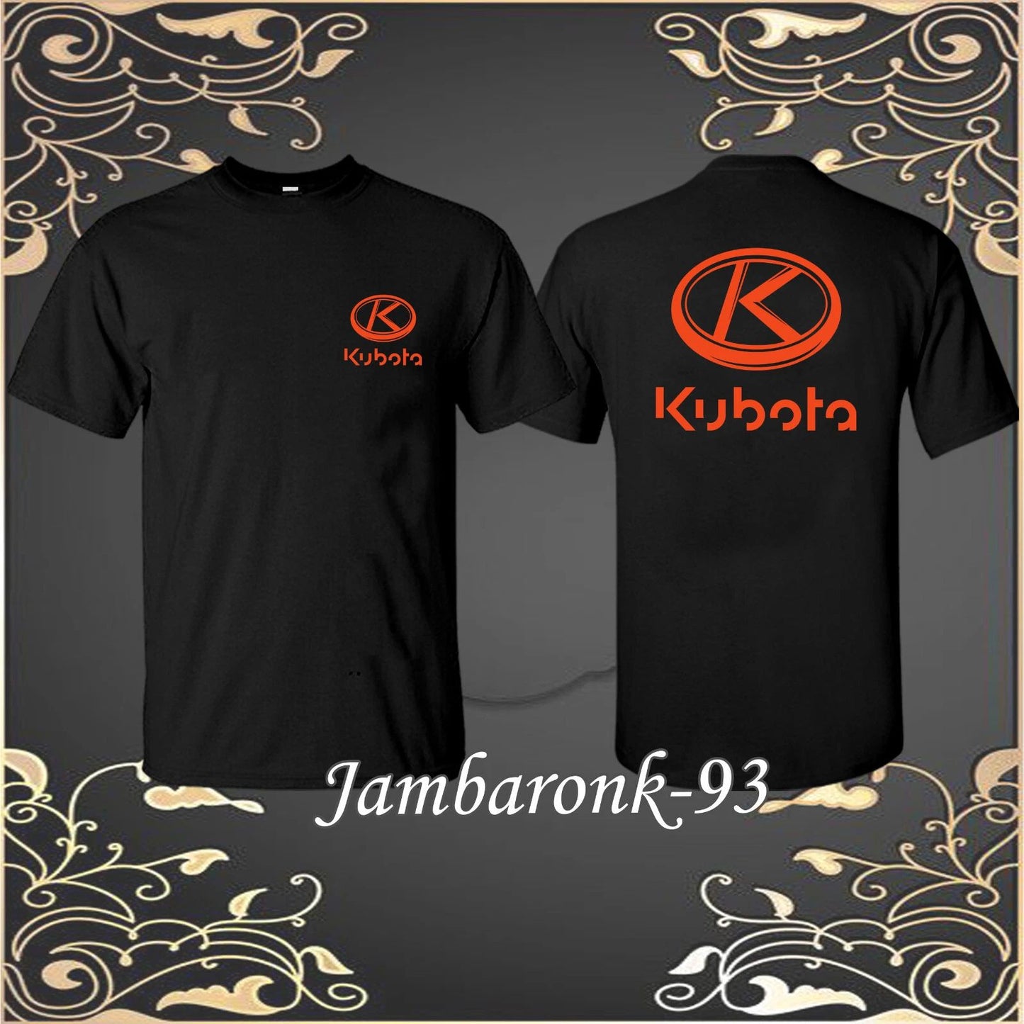 Clothing Shirt Kubota Tractor Crane Logo Funny T-shirt Made In American S to 5XL