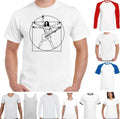 Frank Zappa T-Shirt Vitruvian Funny Guitar Rock Music Electric Band Top Unisex