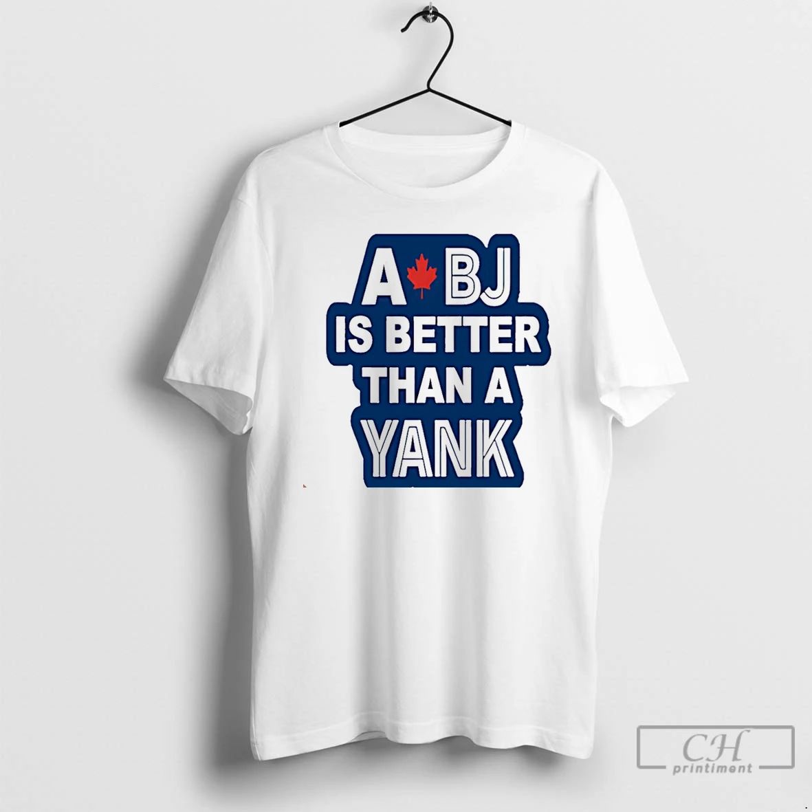 Classic A Bj Is Better Than A Yank Toronto Blue Jays Christmas T Shirts