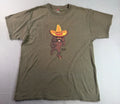 Sasquatch Bigfoot Graphic T Shirt Mens L Green Funny Sombrero Pedobaer Thud Tee